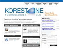 Tablet Screenshot of korestone.com